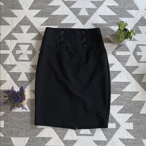 Black dress skirt